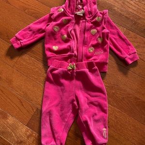 Juicy couture 6/9 month old girl